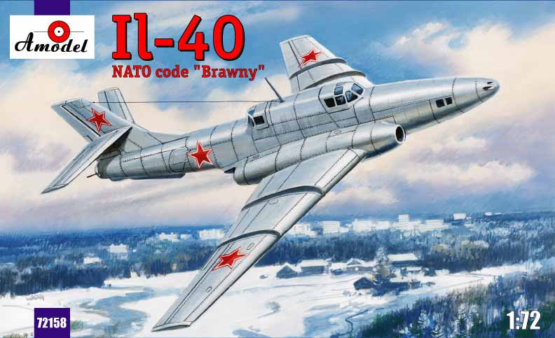 Ilyushin IL-40 "Brawny" Soviet jet-engined armored aircraft