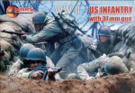 US infantry with 37mm gun