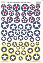VVS USAF national insignia 1940-1942, Part 1