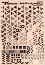 Luftwaffe insignia 1940-45, Part 3, 1/72-1/48, dry decal